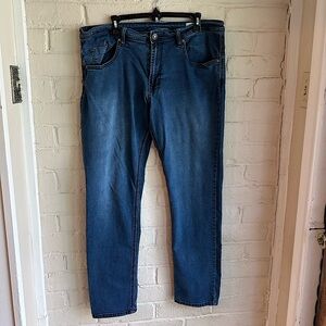 Buffalo David Bitton size 38 x 32 Axel slim stretch denim blue jeans